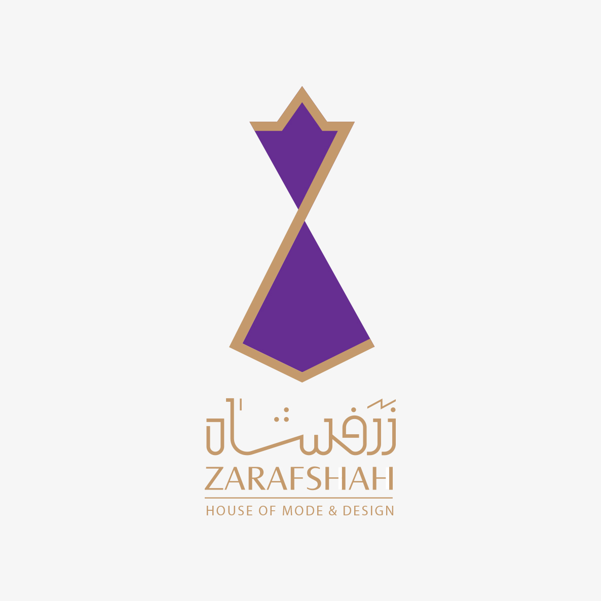 Visual identity design for "ZARAFSHAH"